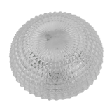 Ceiling lamp in molded glass in relief