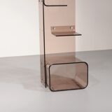 Iconic Michel Dumas Plexiglas bookcase – 1970s French space age design