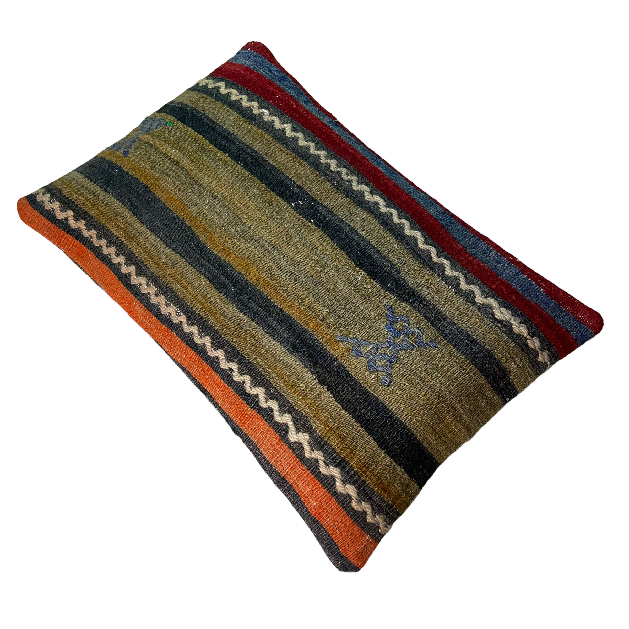 Vintage turkish handmade cushion cover , 30 x 50 cm