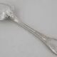 Christofle Marly, 12 dessert spoons, silver-plated metal, 17 cm.