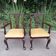 2 fauteuils de style Chippendale