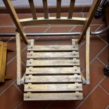 Chaise pliante vintage pour enfants, Italie, années 50
