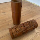 Bamboo vases