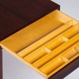 Side Table with Drawer in Rosewood by Severin Hansen for Haslev Møbelsnedkeri, 1950s