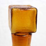 Empoli amber glass carafe, Italy 1960