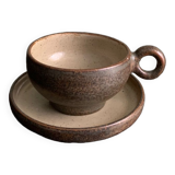 Ceramic Coffee Cup & Saucer Set