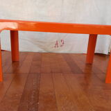 Table basse année 70 rectangulaire