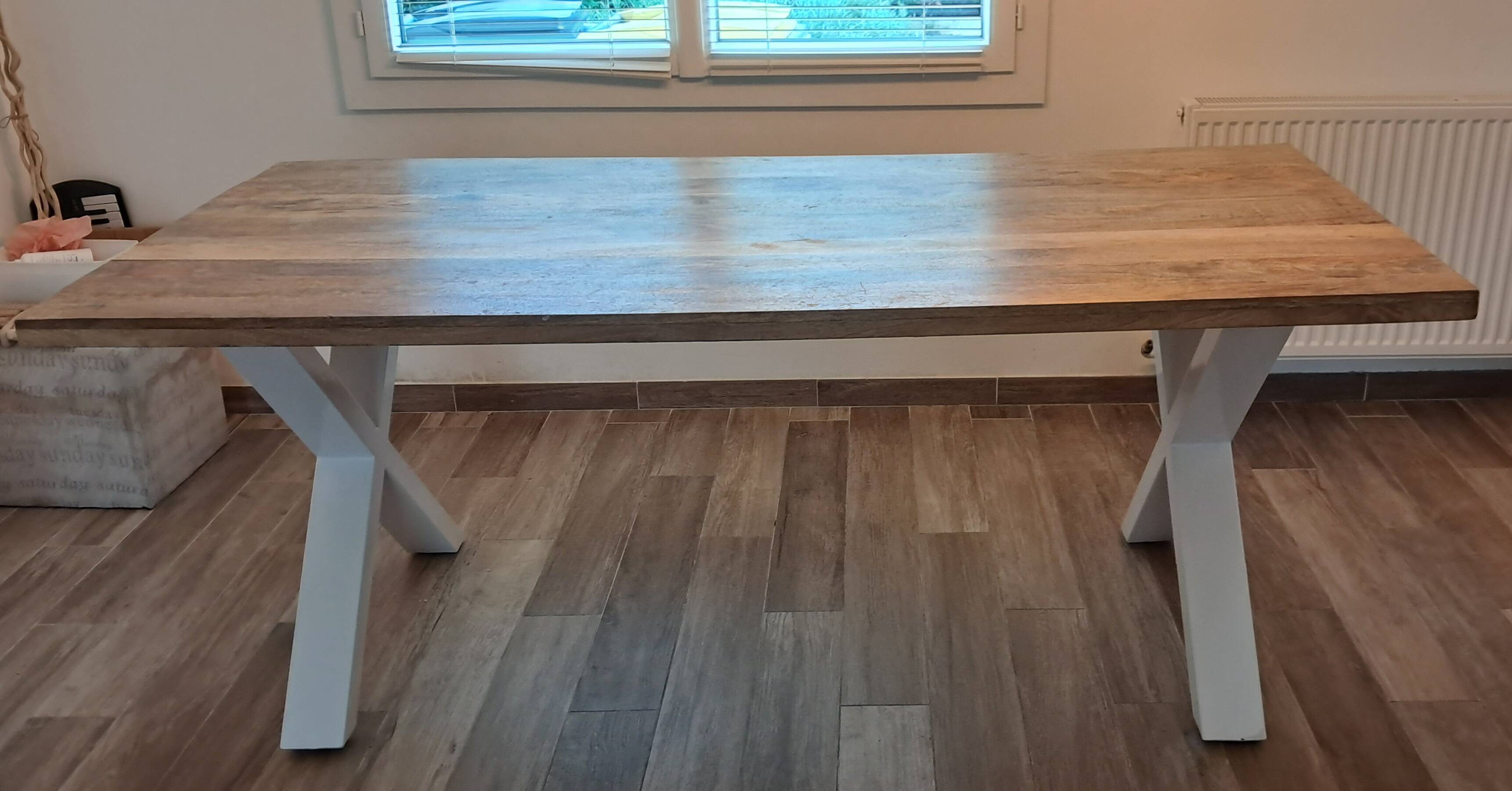 Mango wood dining table