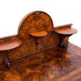 Walnut desk, Northern Europe, circa 1900. After restoration.