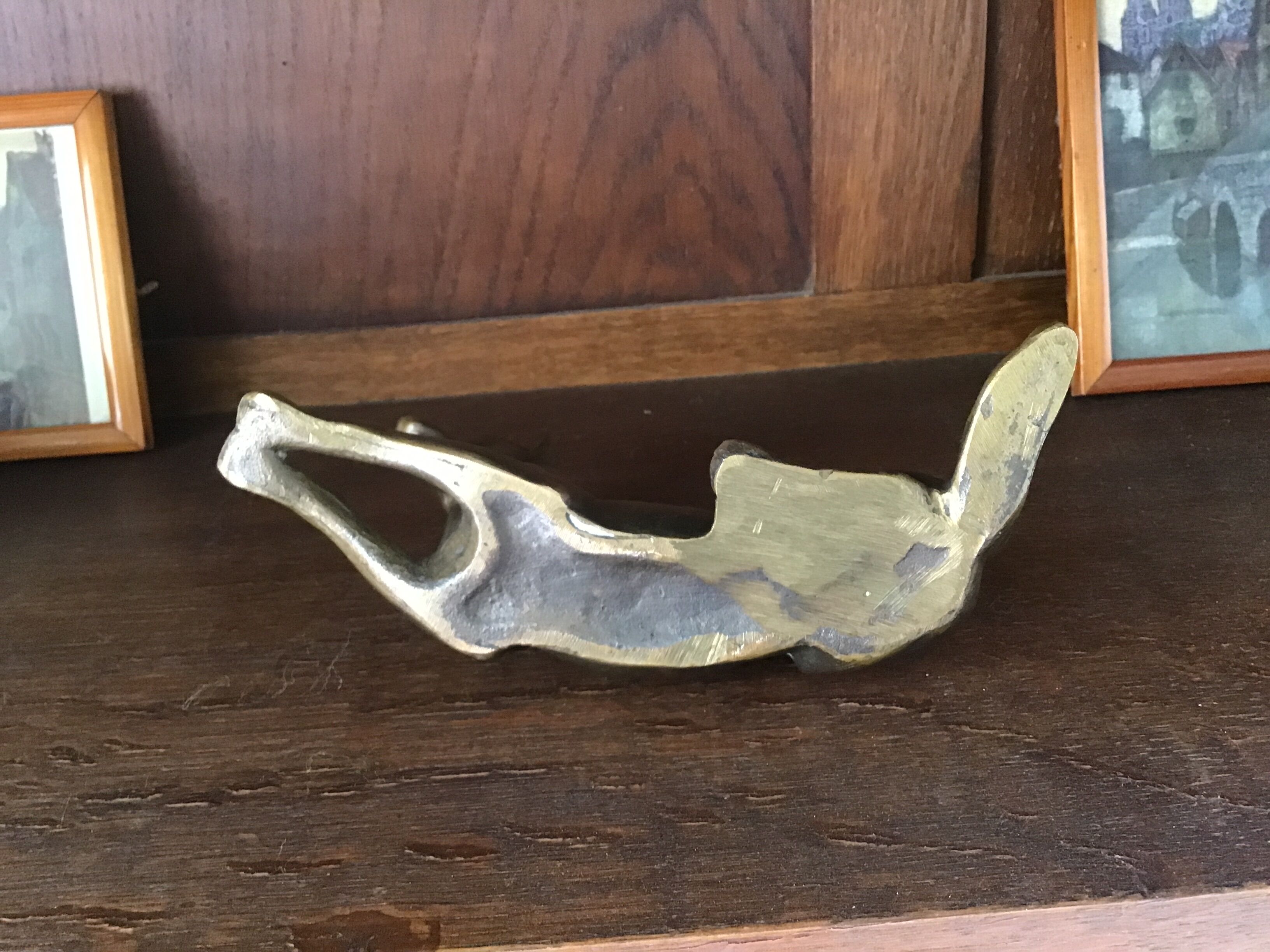 Bronze animalier chien loup