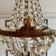 Hot air balloon chandelier with tassels