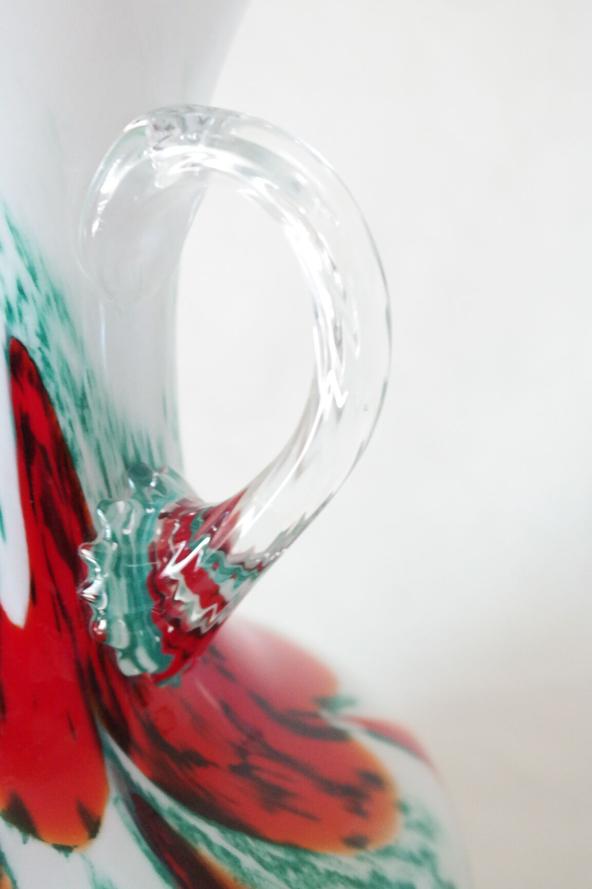 Vase vintage opaline Carlo Moretti