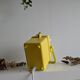 Vintage table lamp Wonder Tifon yellow