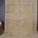 Beige Vintage Turkish Floral Rug sku 1261