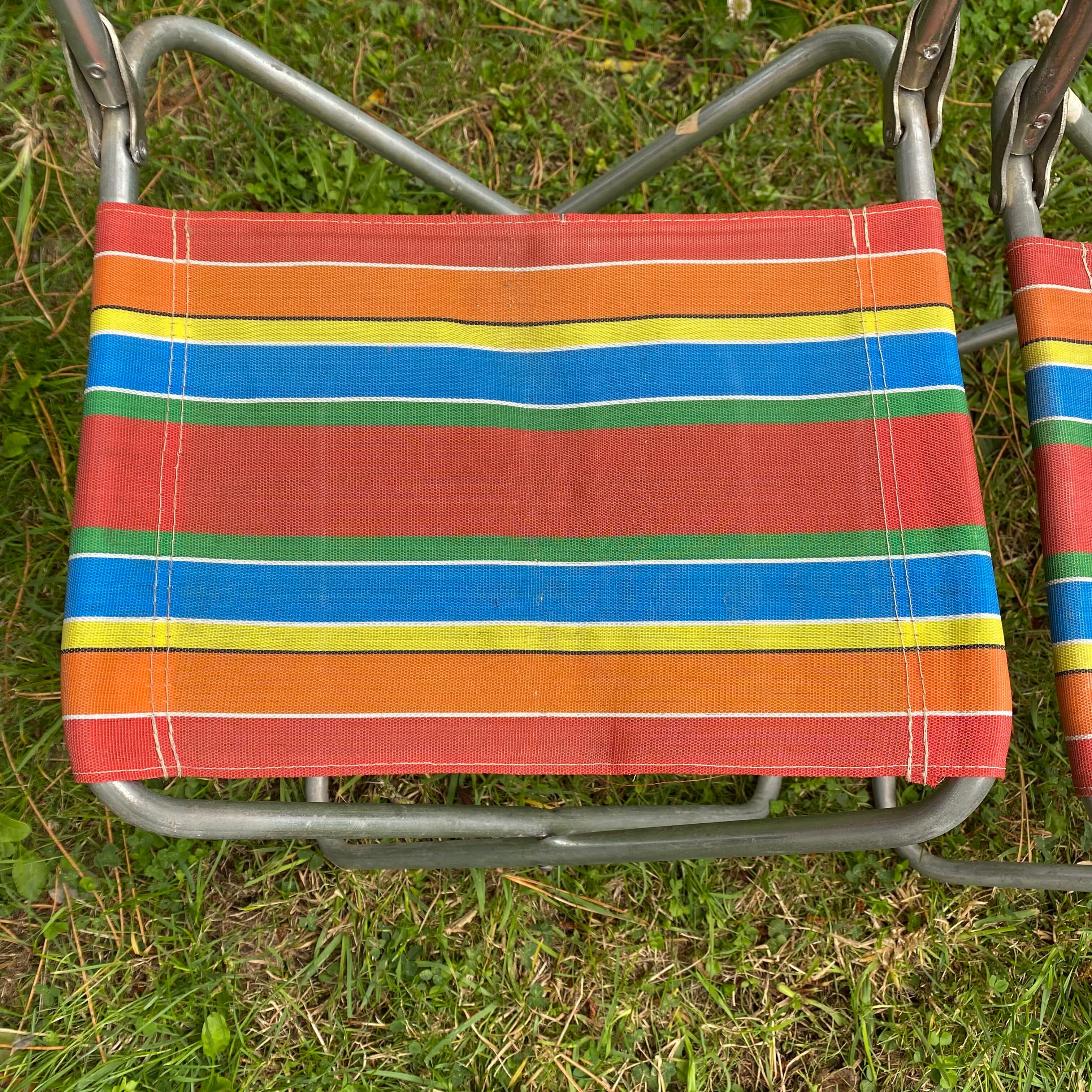 Vintage camping chairs 70s