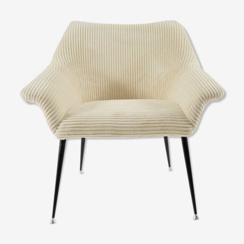Ivory square shell chair
