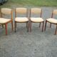 Série de 4 chaises Vintage