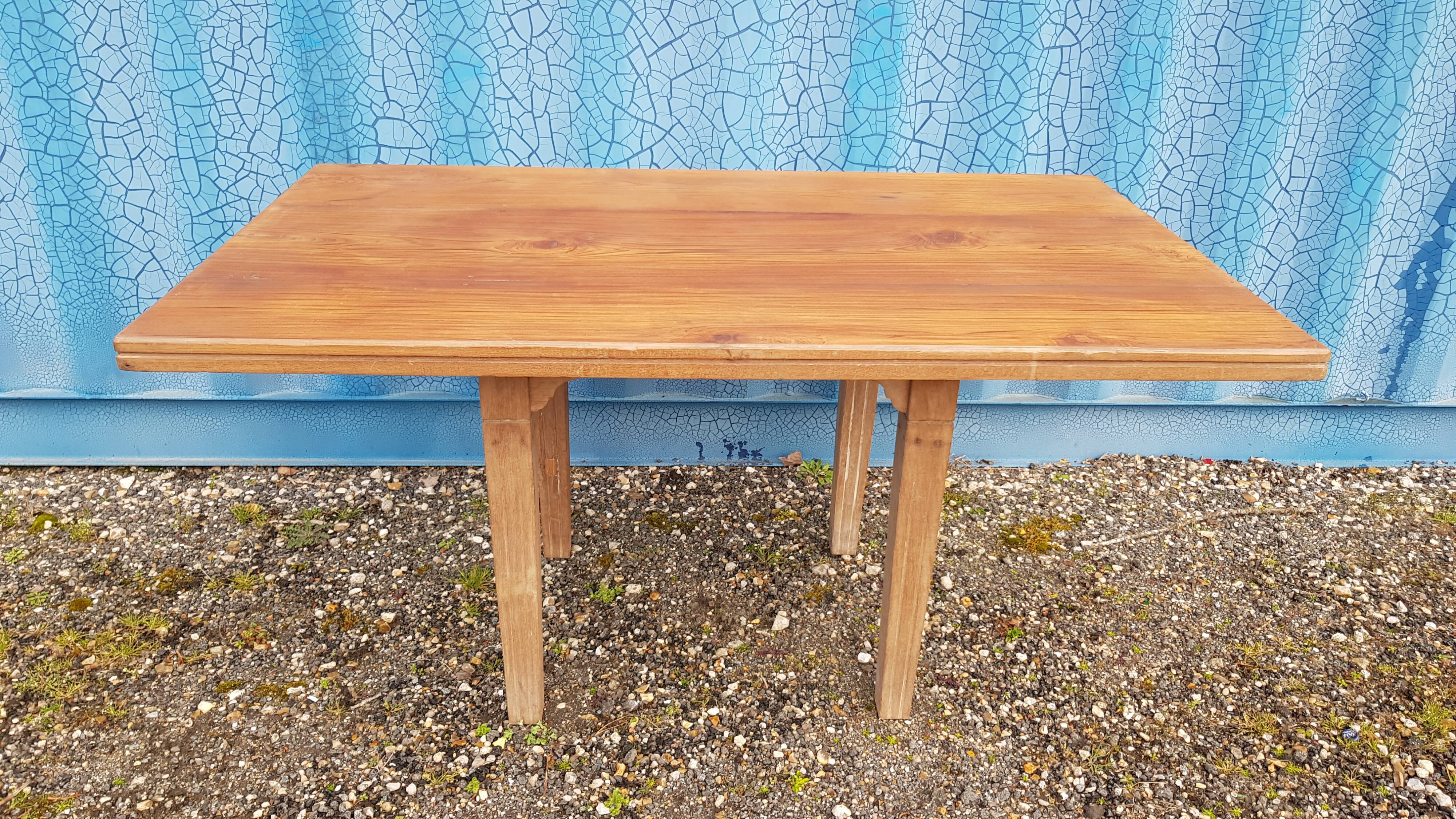 Old Burmese teak dining table