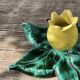 Ceramic flower candle holder