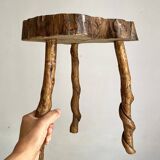 Brutalist tripod stool
