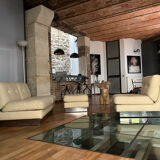 Salon "California" Jacques Charpentier, edition "Flat", France 1970