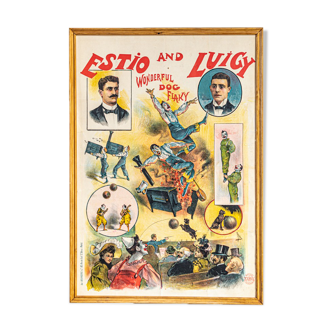 Affiche cirque Egyo et Luigi