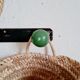 Coat rack 3 hooks metal balls, 50s
