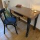 Farm table/desk + Bauman bistro chair