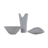 Mid-Century Modern Vase and Bowls Gustavsberg, Sweden, 1950s