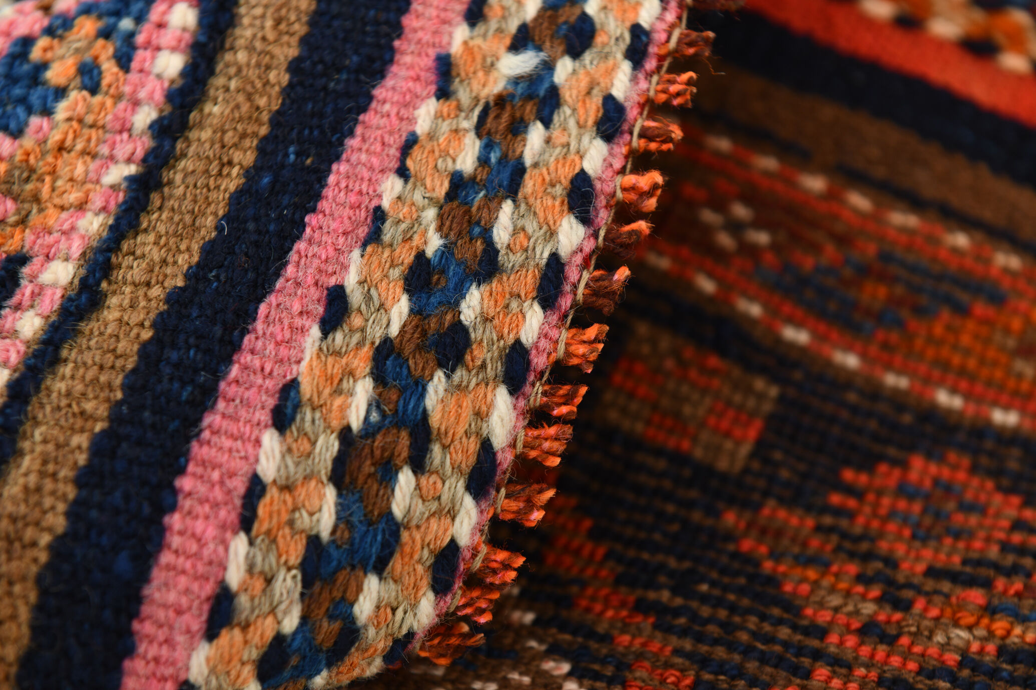 4x10 Wide Vintage Runner Rug, 110x323Cm