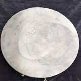 Vintage metal pedestal table