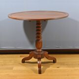Guéridon à Système en Acajou, époque Louis Philippe – Milieu XIXe