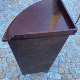 Magnificent 19th century English mahogany corner cabinet