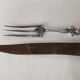 Service à gigot couvert fourchette couteau argent massif