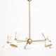 Moonlight 5-arm chandelier