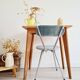Table - bureau internat bois brut ancien pieds compas