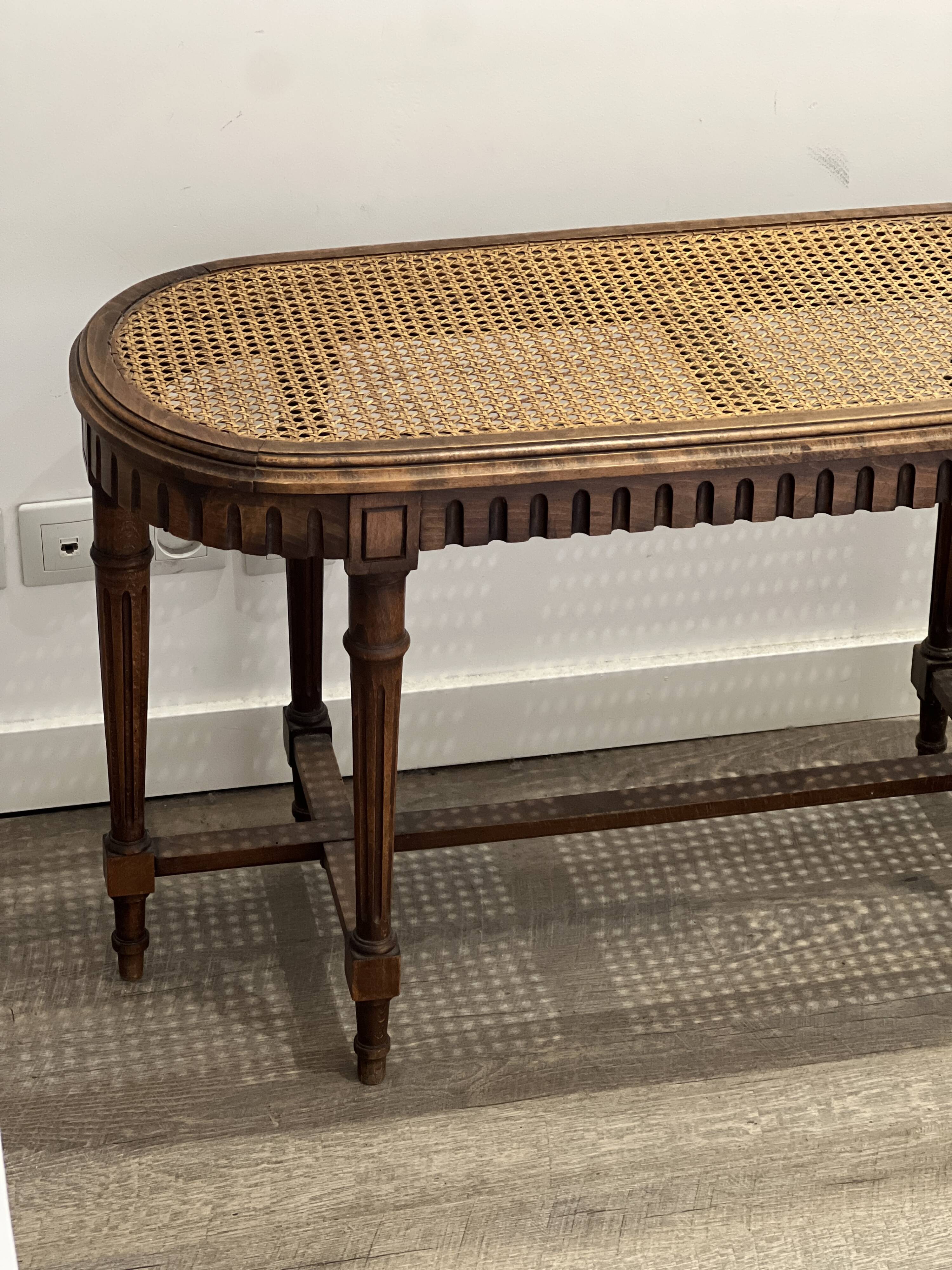 Louis XVI piano stool