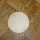 Mirror Sun in the 1950s rattan 49x49cm