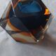 Diamond-shaped ashtray by Flavio Poli