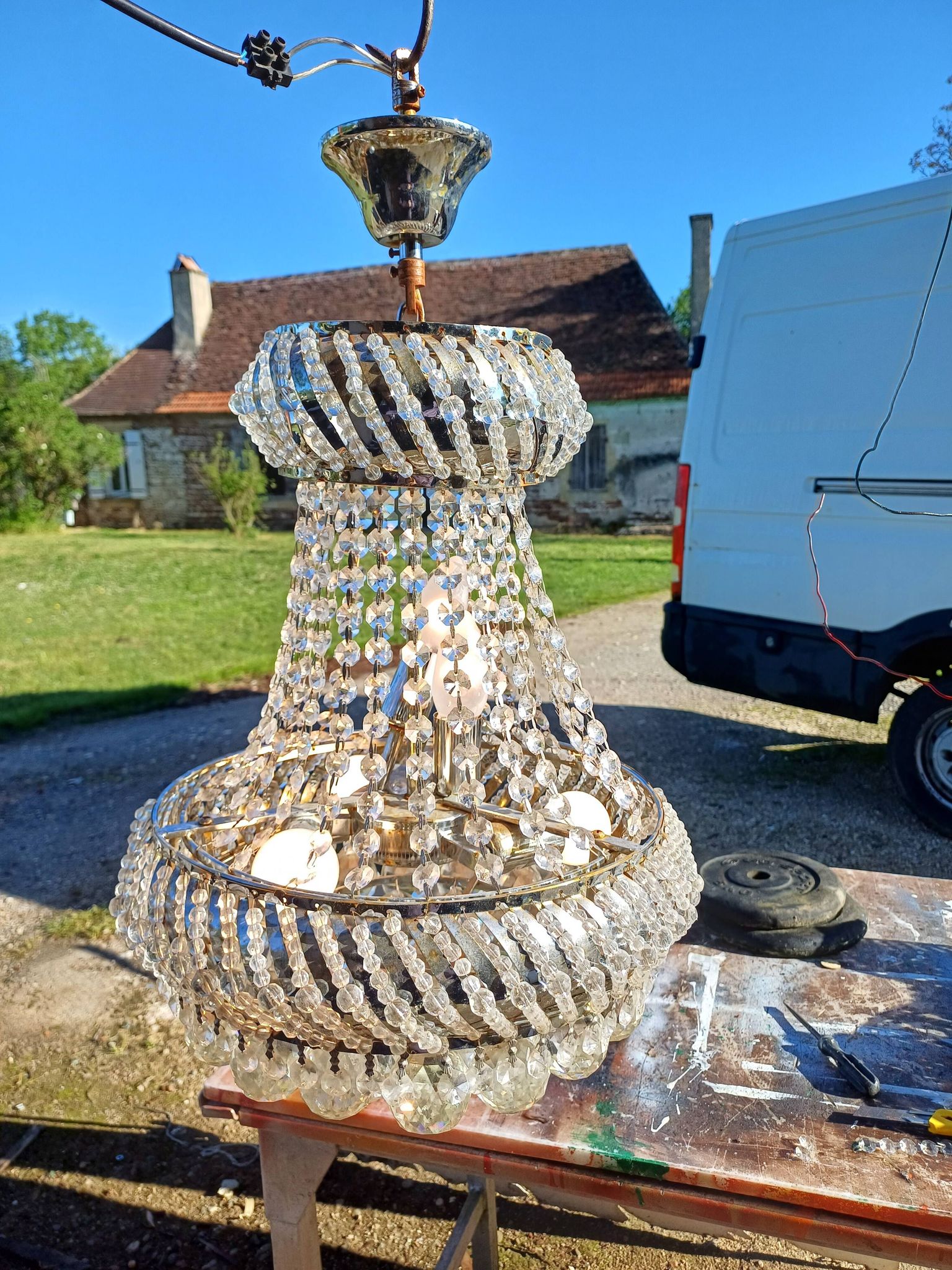 Vintage Chandelier from the 70s