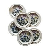 Service assiettes plates Flora design Esteri Tomula