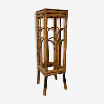 Stand de plantes de bambou vintage