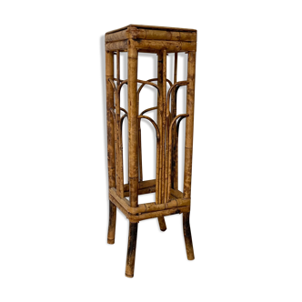 Vintage bamboo plant stand