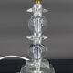 Art Deco crystal lamp,  France, Circa 1940