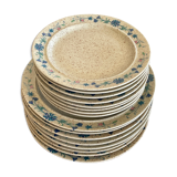 Lot de 16 assiettes Tulowice Pologne
