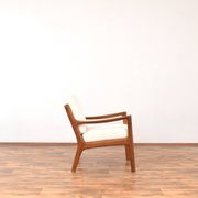 Mid-Century Teak Senator Lounge Chair by Ole Wanscher for Cado, 1960s.