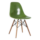 Lime Green Herman Miller Original Vintage Eames DSW Side Shell Chair