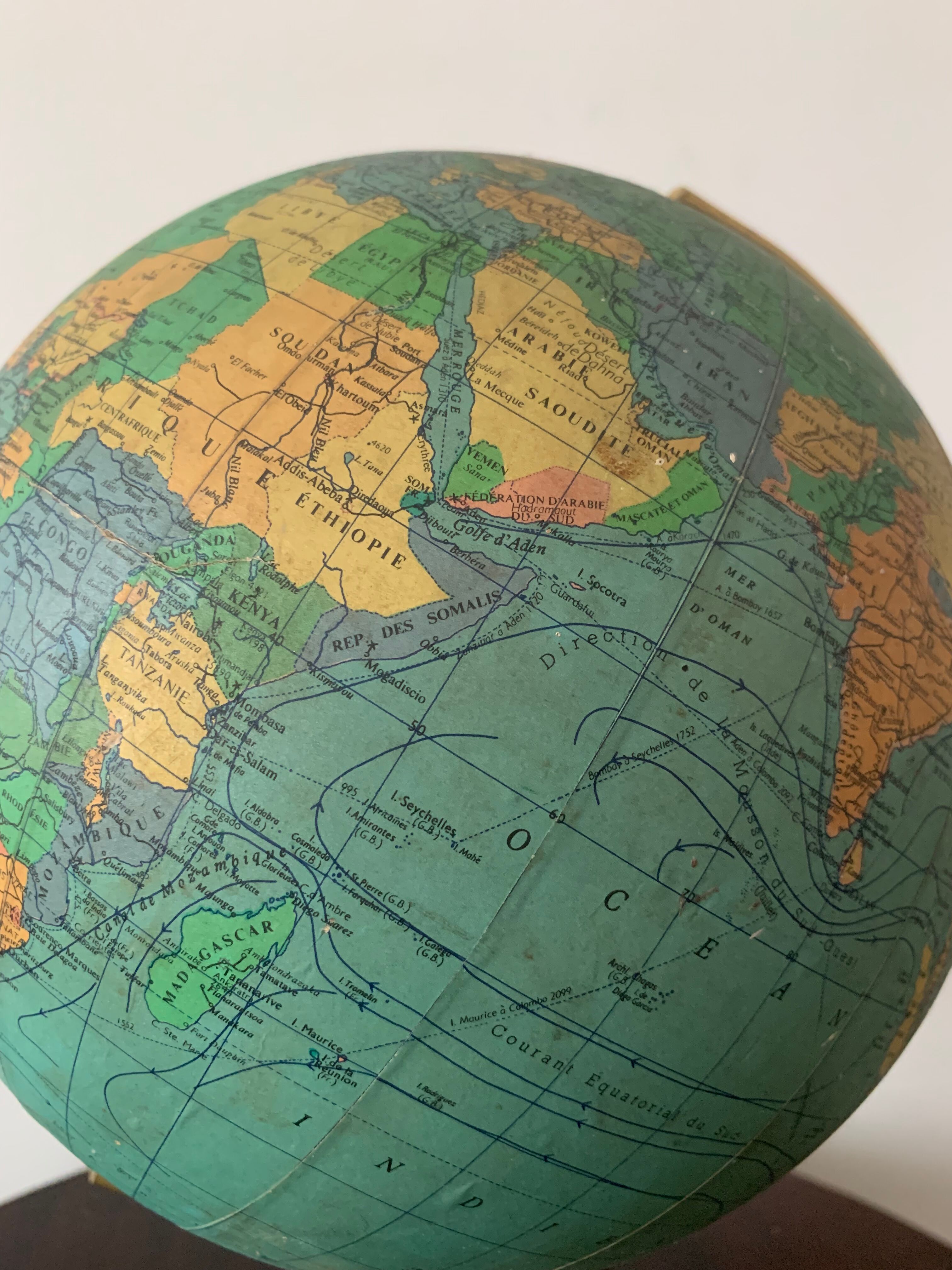 Old Earth Globe, 1967