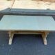 Renovated monastery farmhouse table in pine wood, 180cm, 20th century.