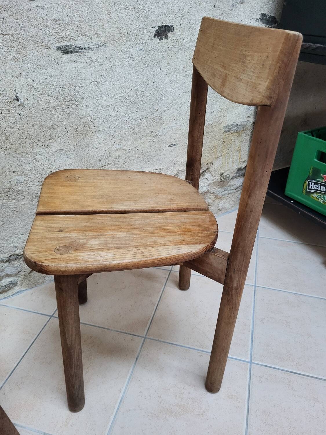 Paire de chaises grain de café